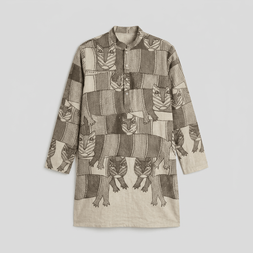 Gond Forest Kurta Set Men - Naymish Designs