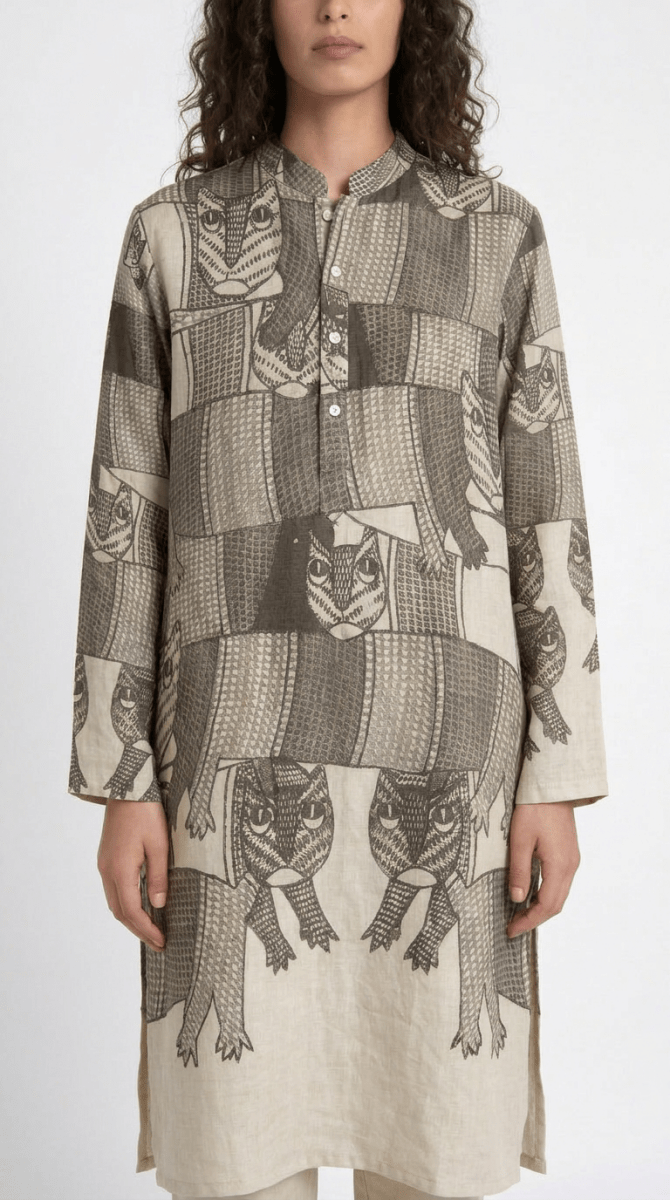 Gond Forest Kurta Set Women - Naymish Designs