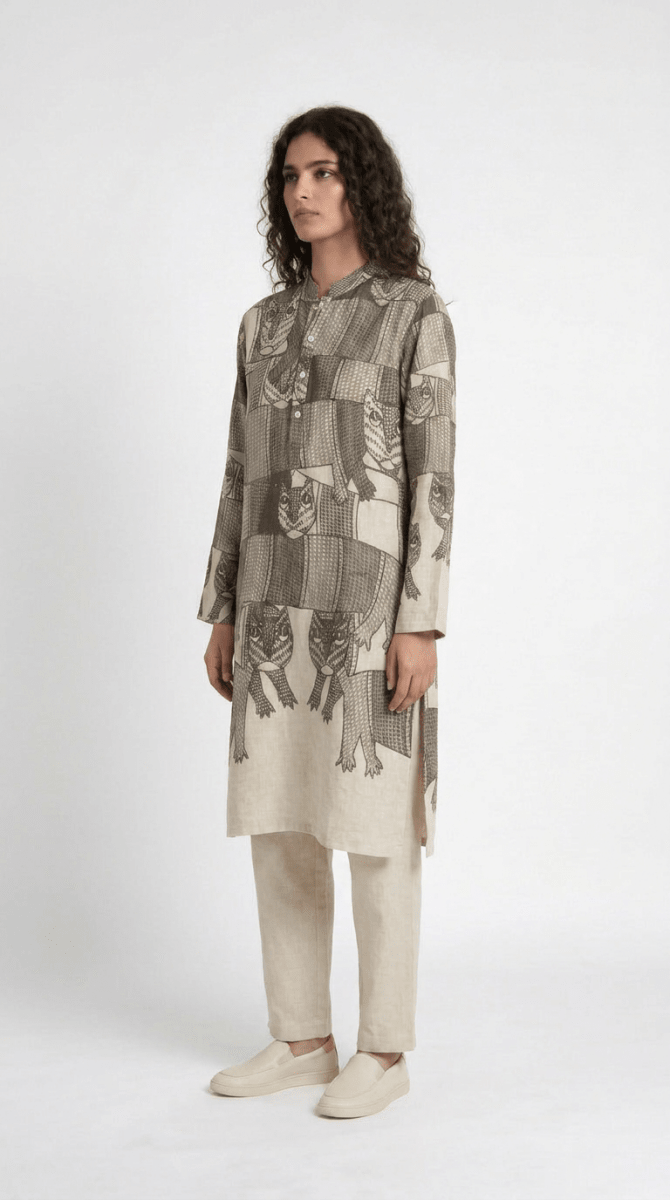 Gond Forest Kurta Women - Naymish Designs