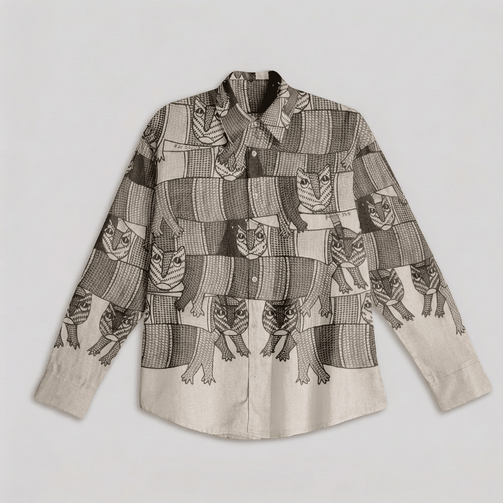 Gond Forest Shirt Men - Naymish Designs