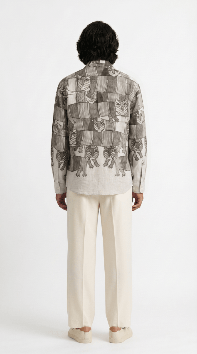 Gond Forest Shirt Men - Naymish Designs