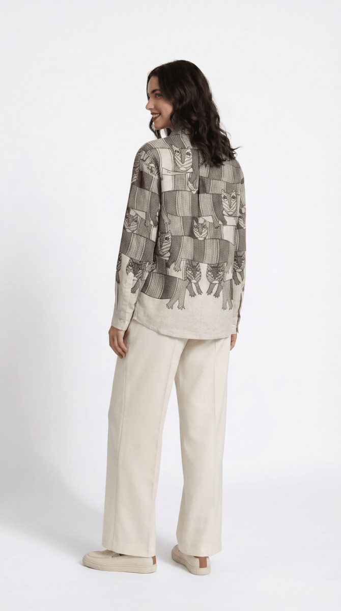 Gond Forest Shirt Women - Naymish Designs
