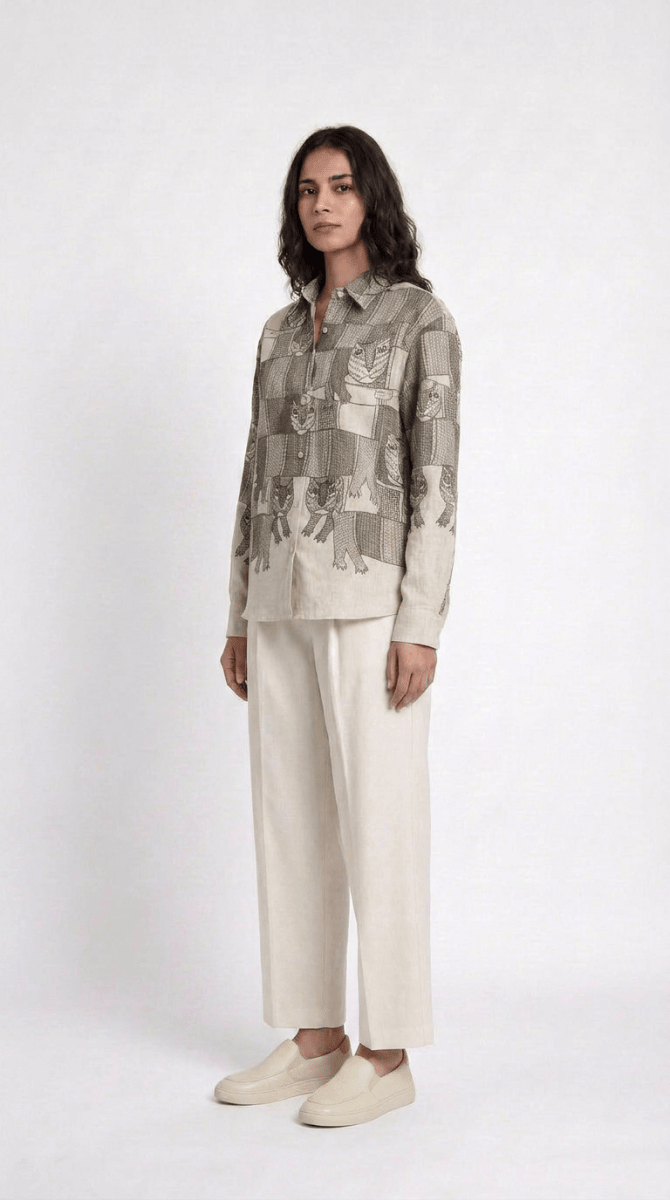 Gond Forest Shirt Women - Naymish Designs