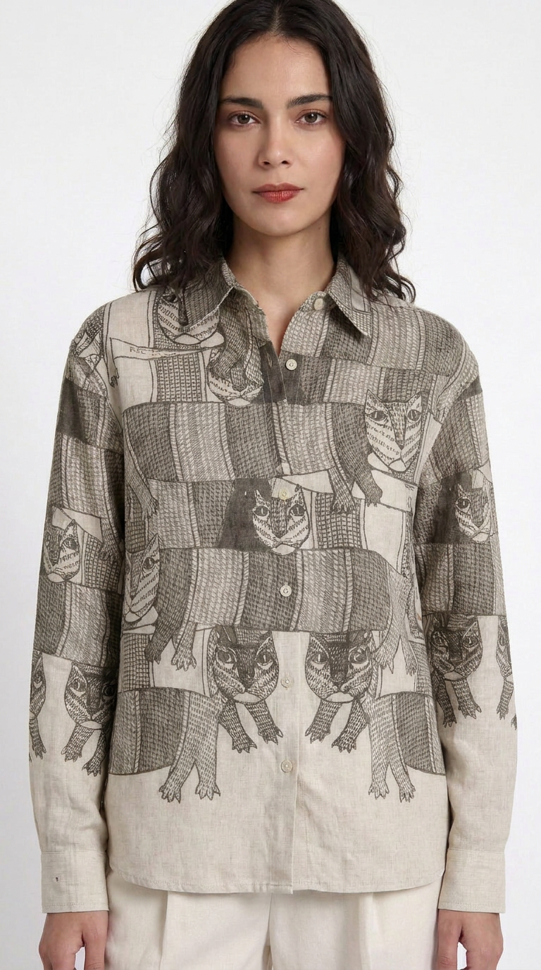 Gond Forest Shirt Women detail view