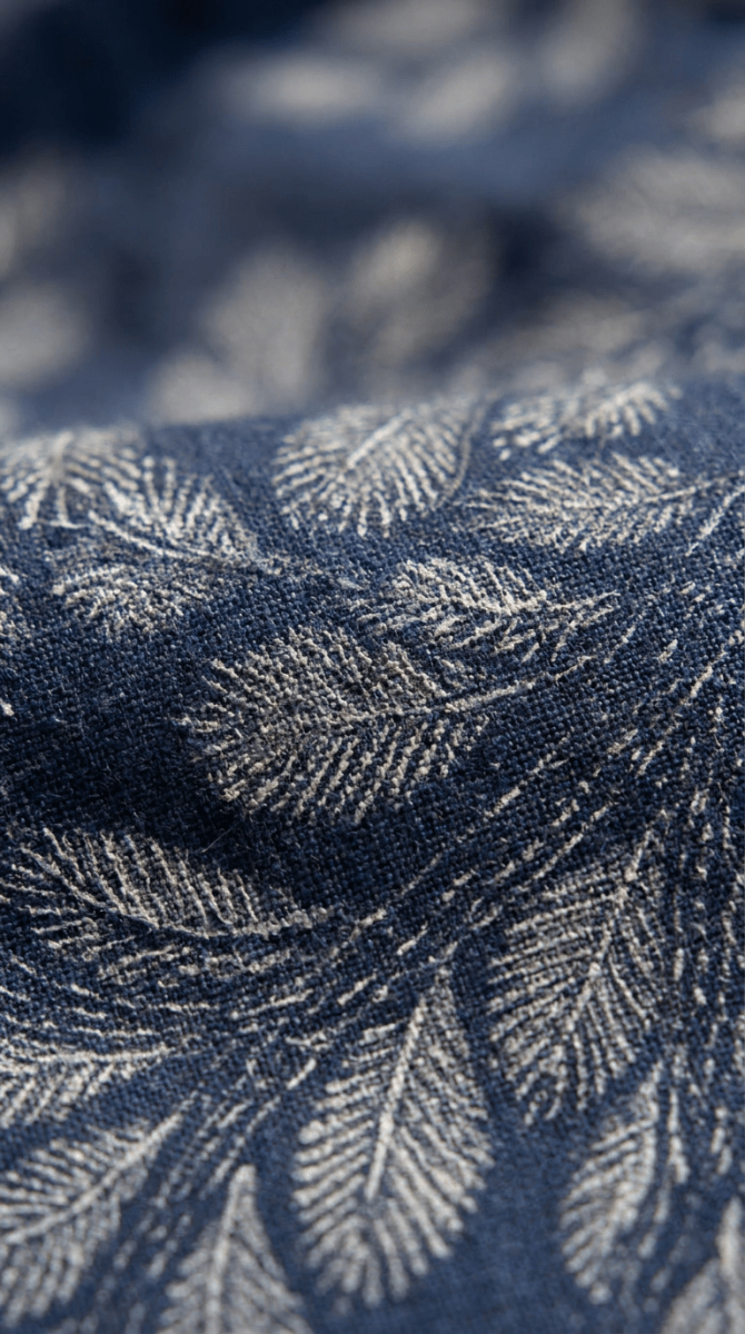 Gond Leaf Dress - Blue - Naymish Designs