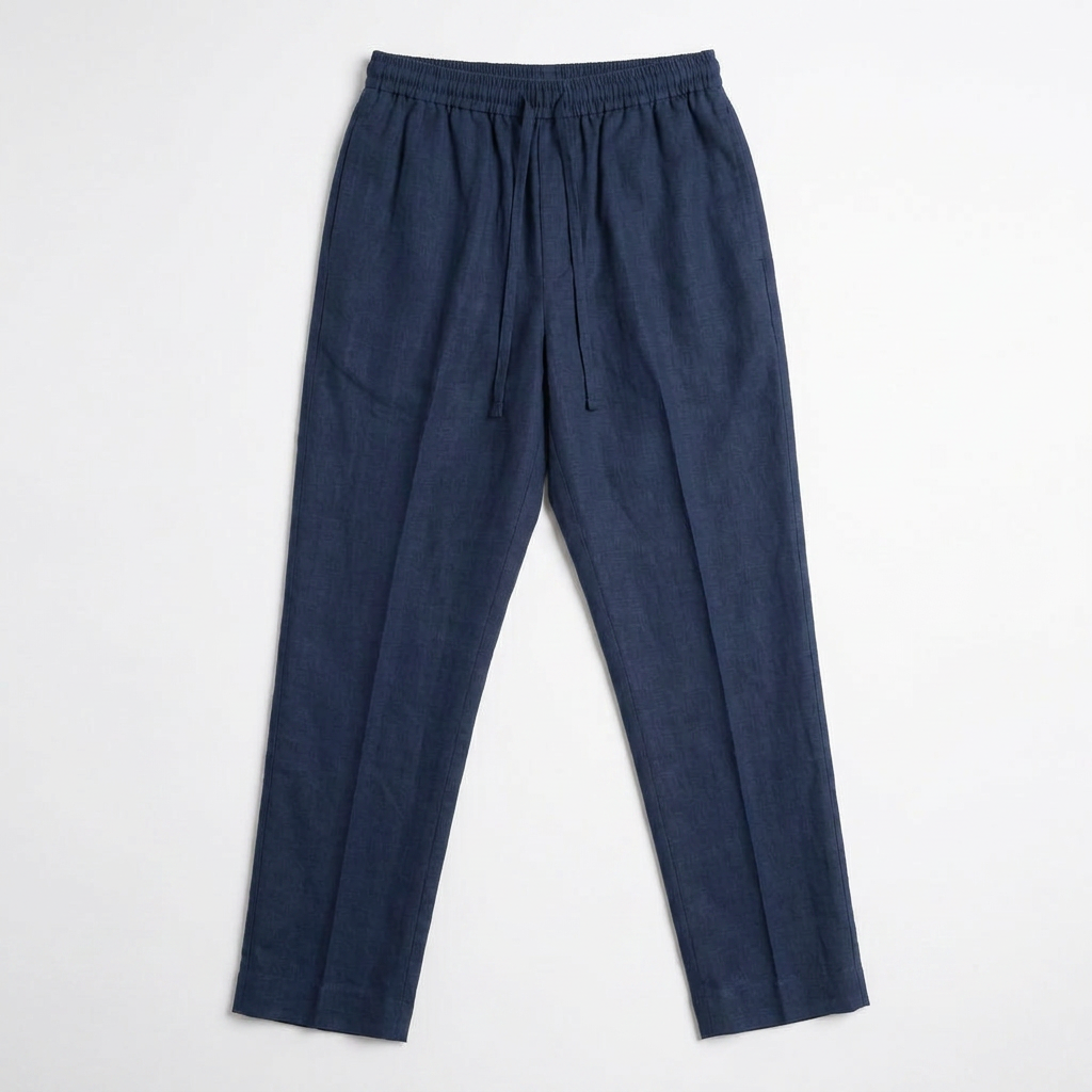 Gond Leaf Set Blue navy pants front view