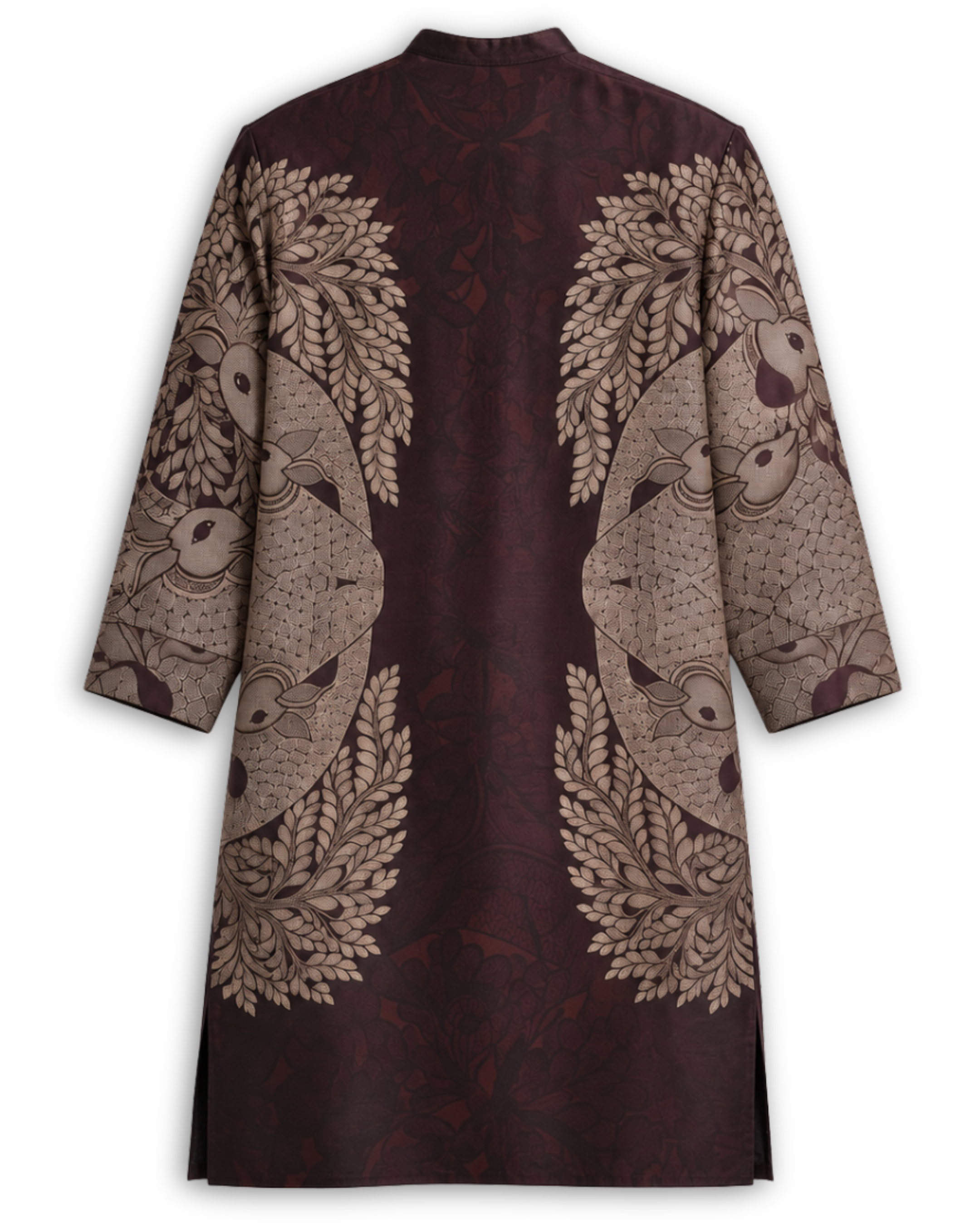 Gondlife Kurta Brown Men