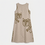 Gond Tiger Dress flat front view
