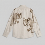 Gond Tiger Shirt flat back view