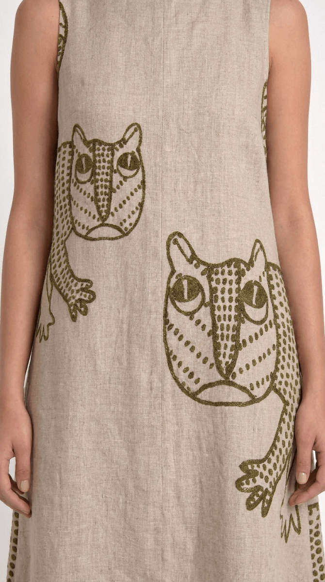 Gond Tiger Dress Women - Naymish Designs