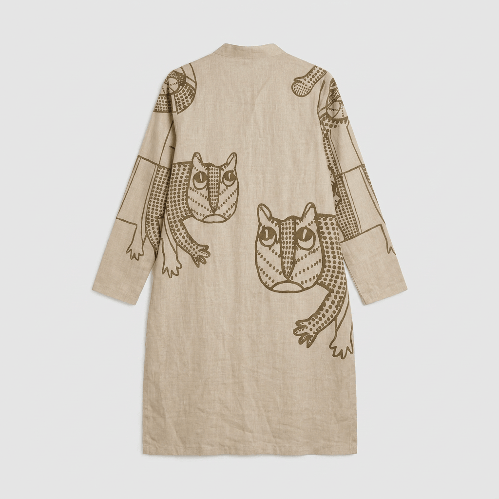 Gond Tiger Kurta Set Men - Naymish Designs