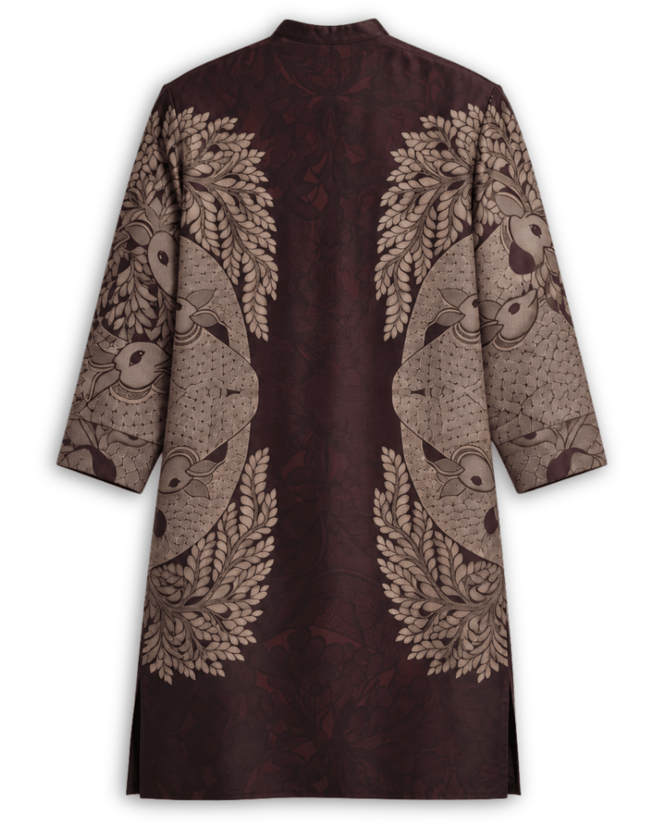 Gondlife Kurta Brown Men - Naymish Designs