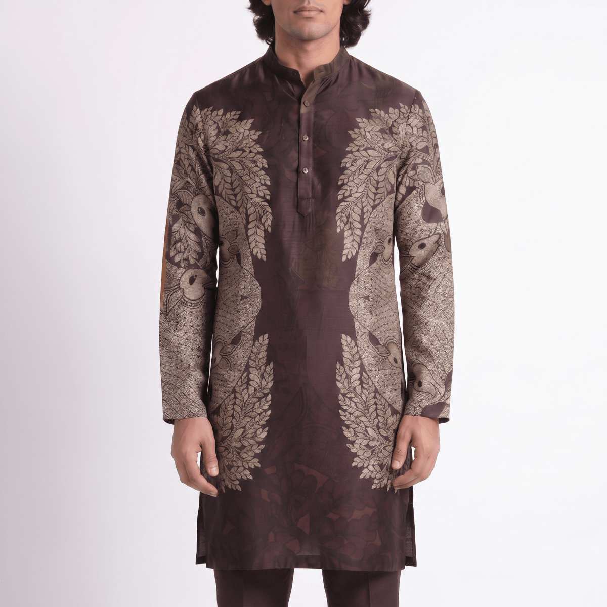 Gondlife Kurta Brown Men - Naymish Designs