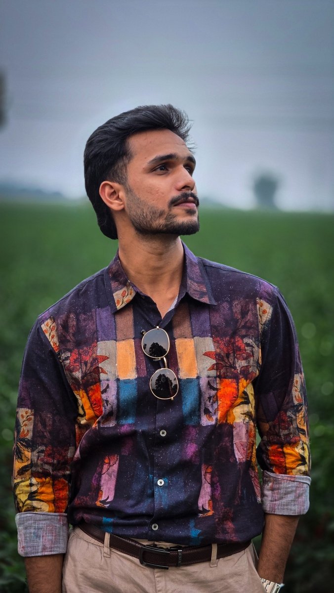 Hide and Seek - Luxury Shirts for Men - Naymish Designs