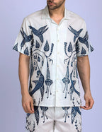 Hummingway White Luxury Shirts for Men - Naymish Designs