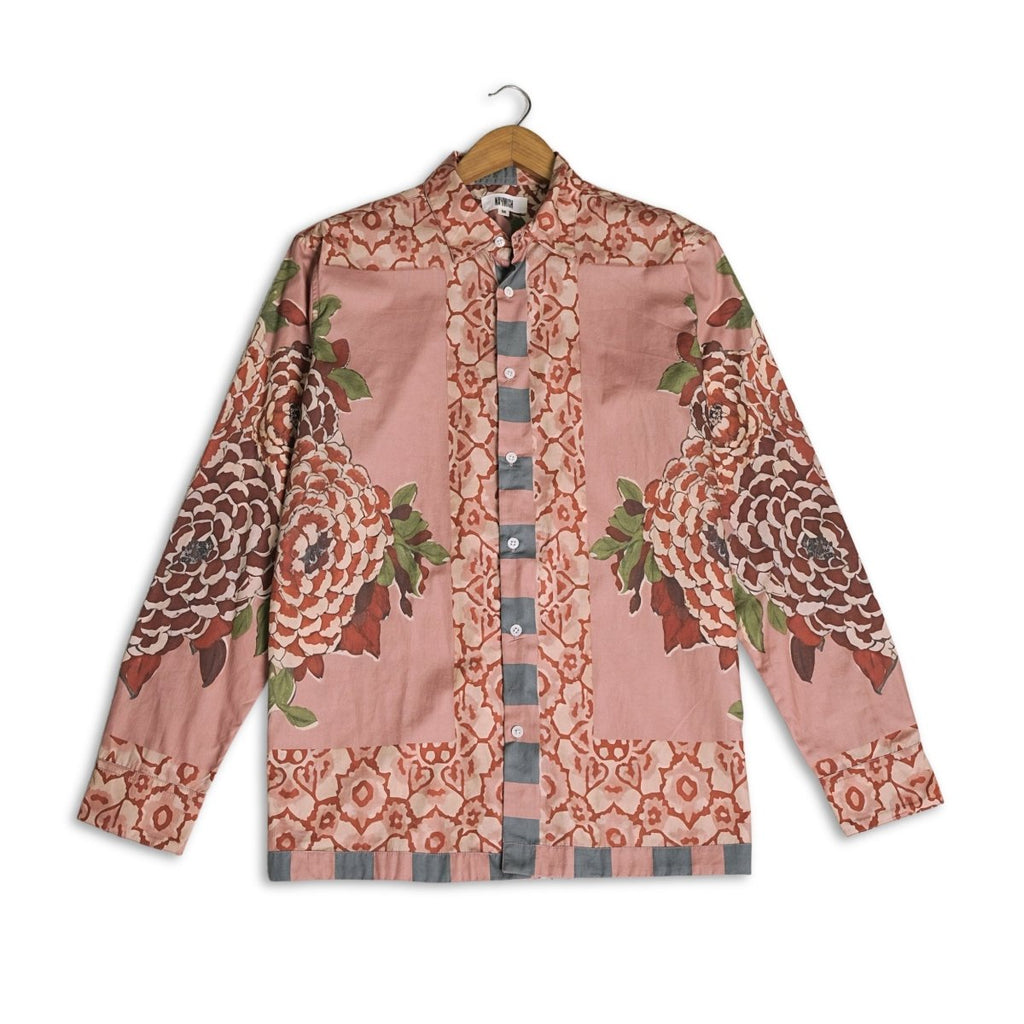 Jaipur Edit Pink - Luxury Designer Shirt | Soft Cotton or Pure Linen | Partywear shirt for Men - Naymish Designs