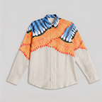 Kalighat Fire Shirt Men flat front