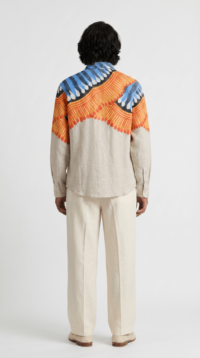 Kalighat Fire Shirt Men - Naymish Designs
