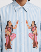 Kalighat Graffiti Shirt Women - Naymish Designs