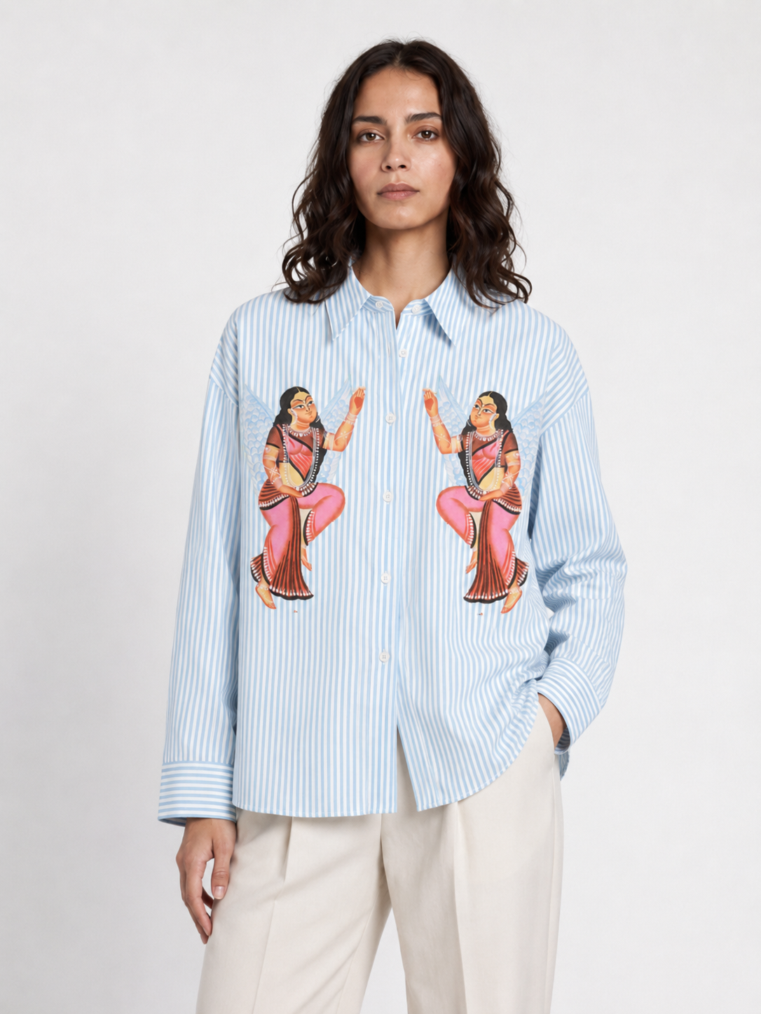 Kalighat Graffiti Shirt Women