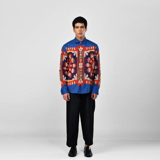 Kanaat - Luxury Shirt for Men Available in Cotton and Linen - Naymish Designs