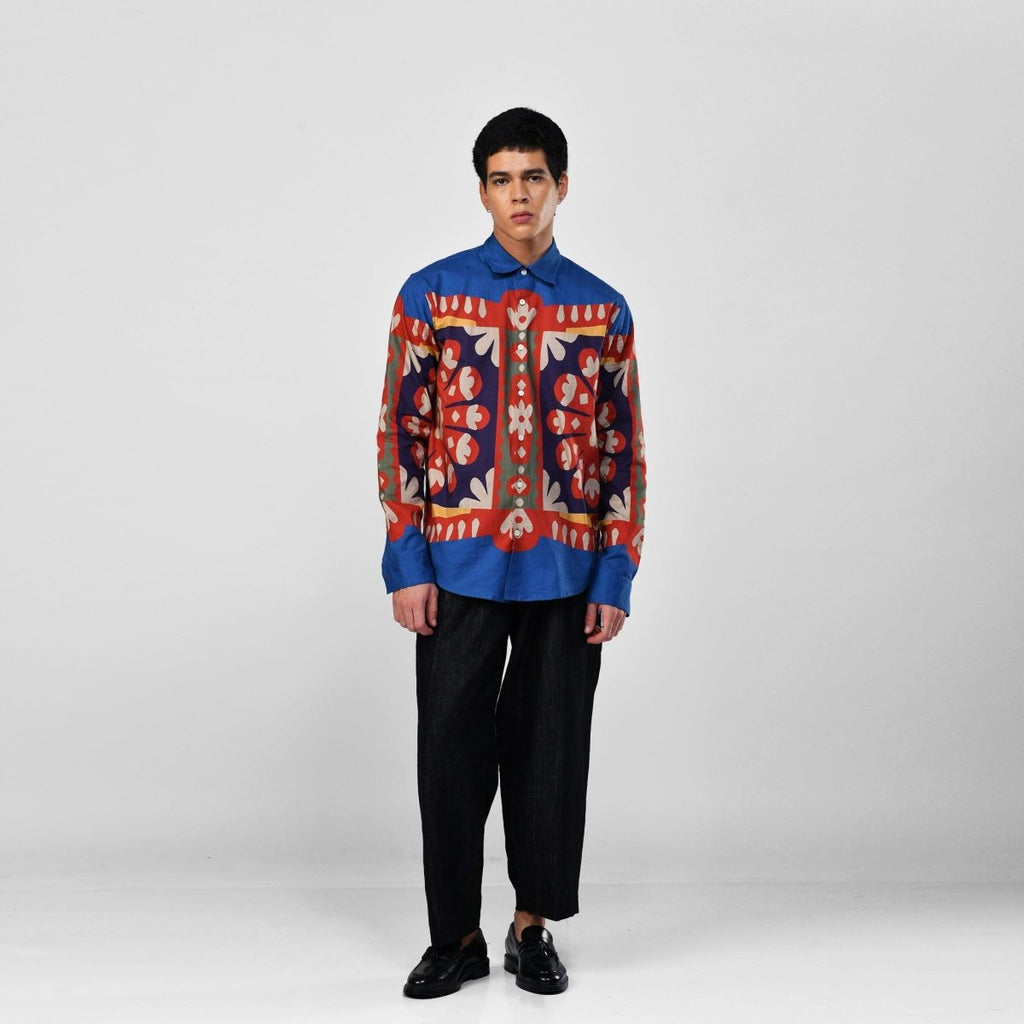 Kanaat - Luxury Shirt for Men Available in Cotton and Linen - Naymish Designs