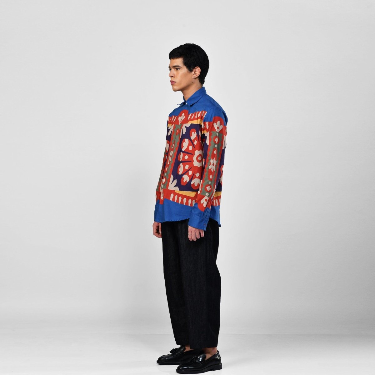 Kanaat - Luxury Shirt for Men Available in Cotton and Linen - Naymish Designs