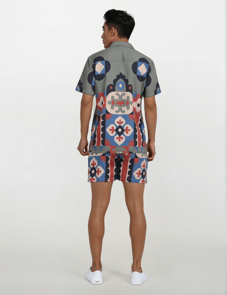 Kilim Edit No. 7 Luxury Shirt for Men - Naymish Designs