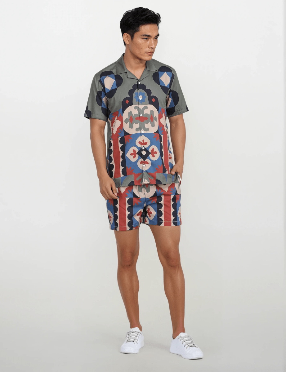 Kilim Edit No. 7 Luxury Shirt for Men - Naymish Designs