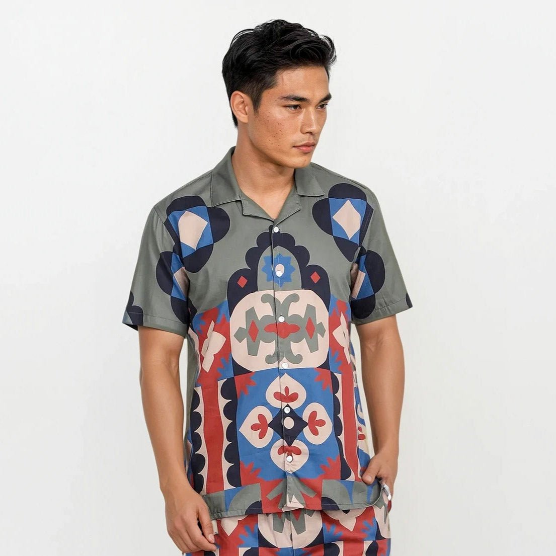 Kilim Edit No. 7 Luxury Shirt for Men - Naymish Designs