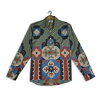 Kilim Edit No 7 Shirt for Women - Luxury Designer | Soft Cotton or Pure Linen  - Naymish Designs