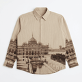 Lucknow - Shirt for Men - Brown - Naymish Designs