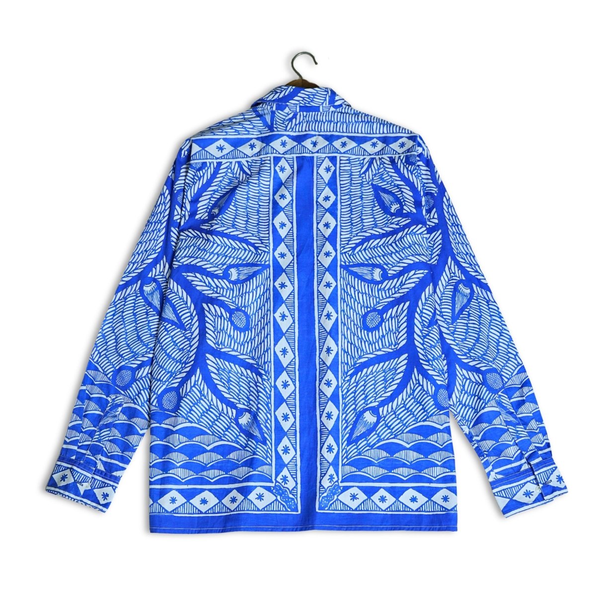 Madhubani - Luxury Designer Shirt | Soft Cotton or Pure Linen | Partywear shirt for Men - Naymish Designs