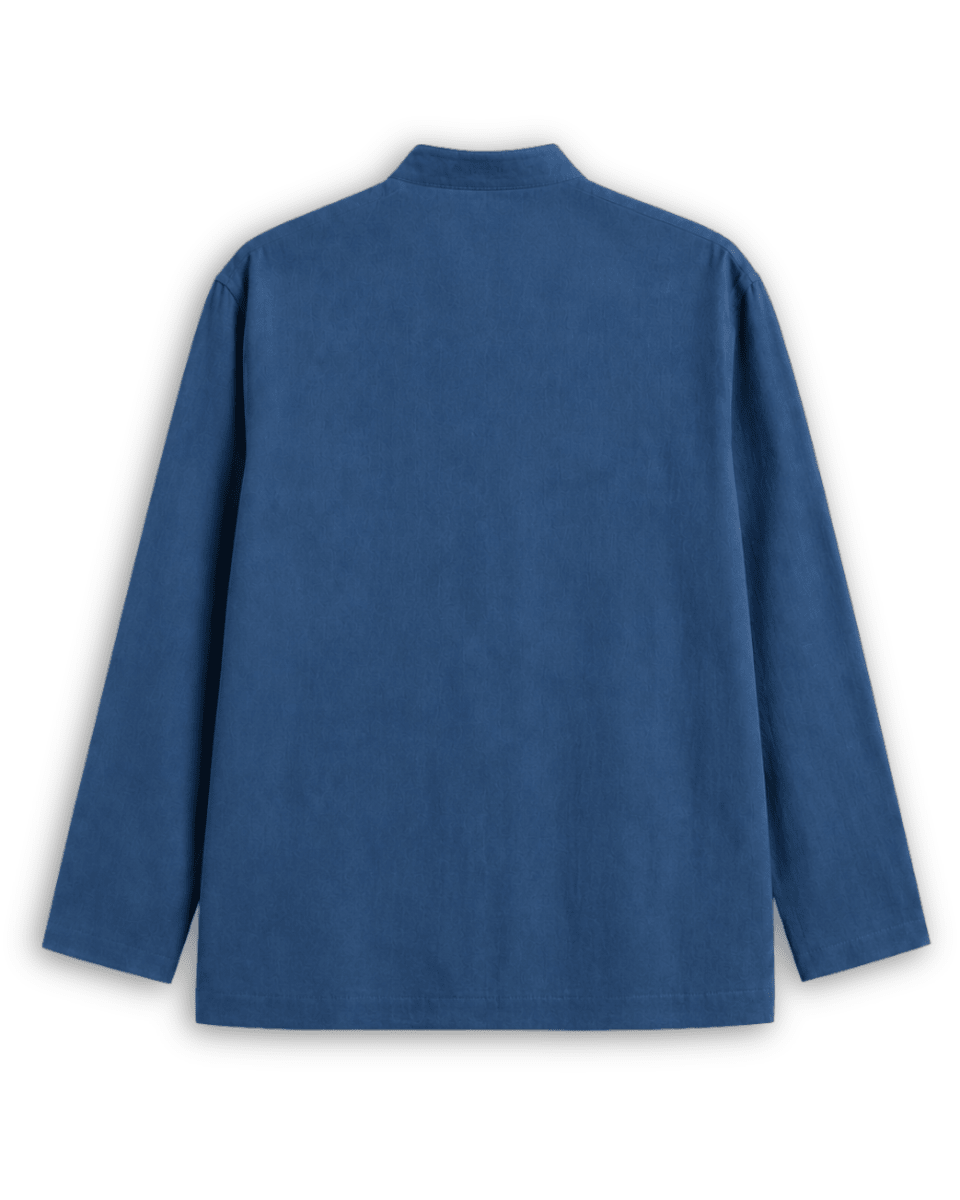 Mandarin Shirt by Naymish - Available in Offwhite, Blue, Black or Green - Naymish Designs