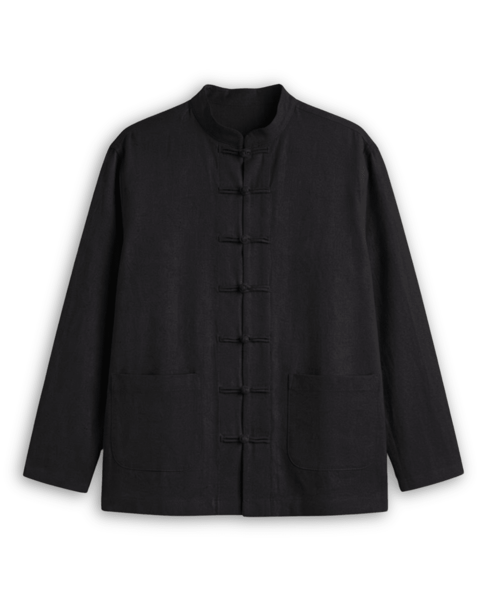 Mandarin Shirt by Naymish - Available in Offwhite, Blue, Black or Green - Naymish Designs