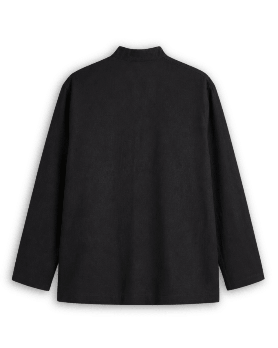 Mandarin Shirt by Naymish - Available in Offwhite, Blue, Black or Green - Naymish Designs