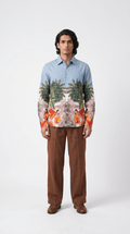 Medieval Backyard - Holiday Shirts Men Available in Linen - Naymish Designs