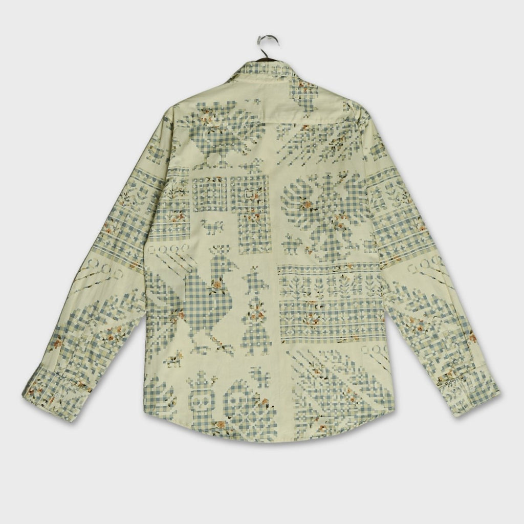 Memento Mori Aesthetic Shirt - Luxury Designer Shirt | Soft Cotton or Pure Linen | Partywear shirt for Men - Naymish Designs