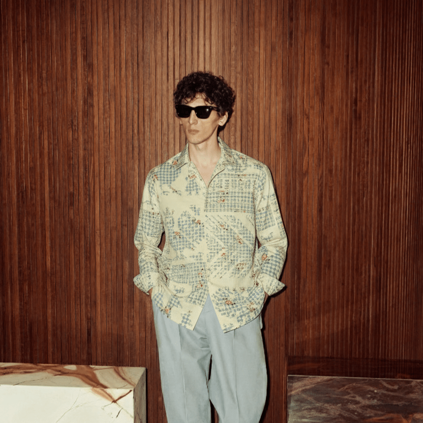 Memento Mori Aesthetic Shirt - Luxury Designer Shirt | Soft Cotton or Pure Linen | Partywear shirt for Men - Naymish Designs