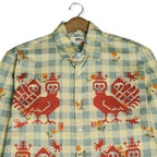 Memento Mori Checks - Luxury Designer Shirt | Soft Cotton or Pure Linen | Partywear shirt for Men - Naymish Designs