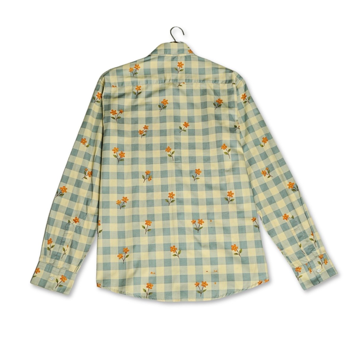 Memento Mori Checks - Luxury Designer Shirt | Soft Cotton or Pure Linen | Partywear shirt for Men - Naymish Designs