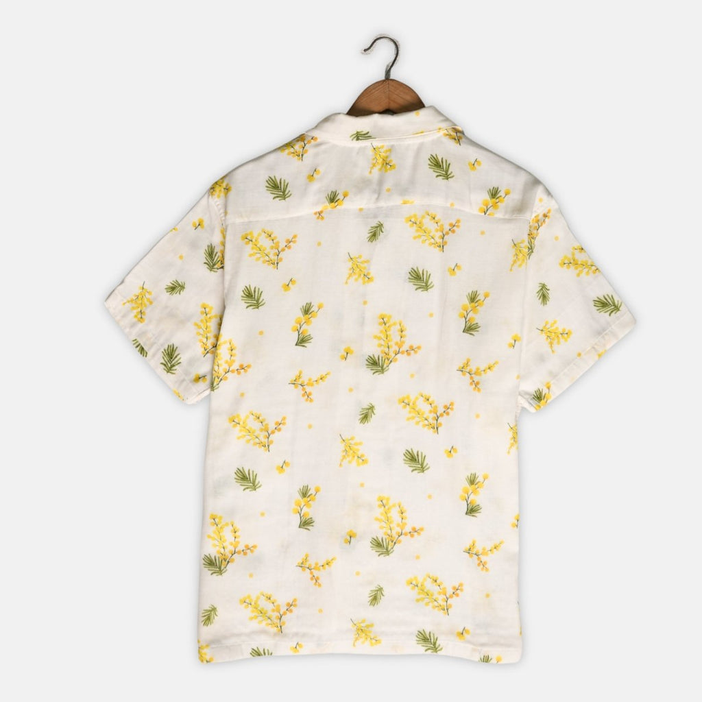 Mimosa Half Sleeve Shirt for Men - Naymish Designs