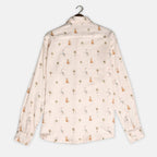 Monkey Cheetah - Luxury Designer Shirt | Soft Cotton or Pure Linen | Partywear shirt for Men - Naymish Designs