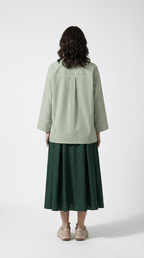 Natraj - Green Women Shirt - Naymish Designs