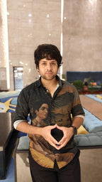 Naymish Cotton Men Shirt — RRV - Seetha - Brown - Naymish Designs