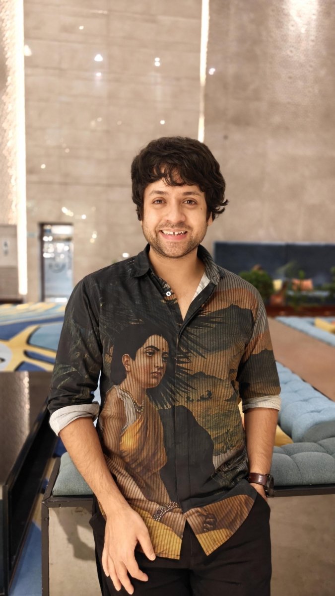 Naymish Cotton Men Shirt — RRV - Seetha - Brown - Naymish Designs