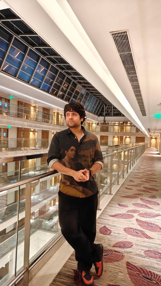 Naymish Cotton Men Shirt — RRV - Seetha - Brown - Naymish Designs