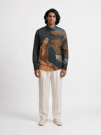 Naymish Cotton Men Shirt — RRV - Seetha - Brown - Naymish Designs
