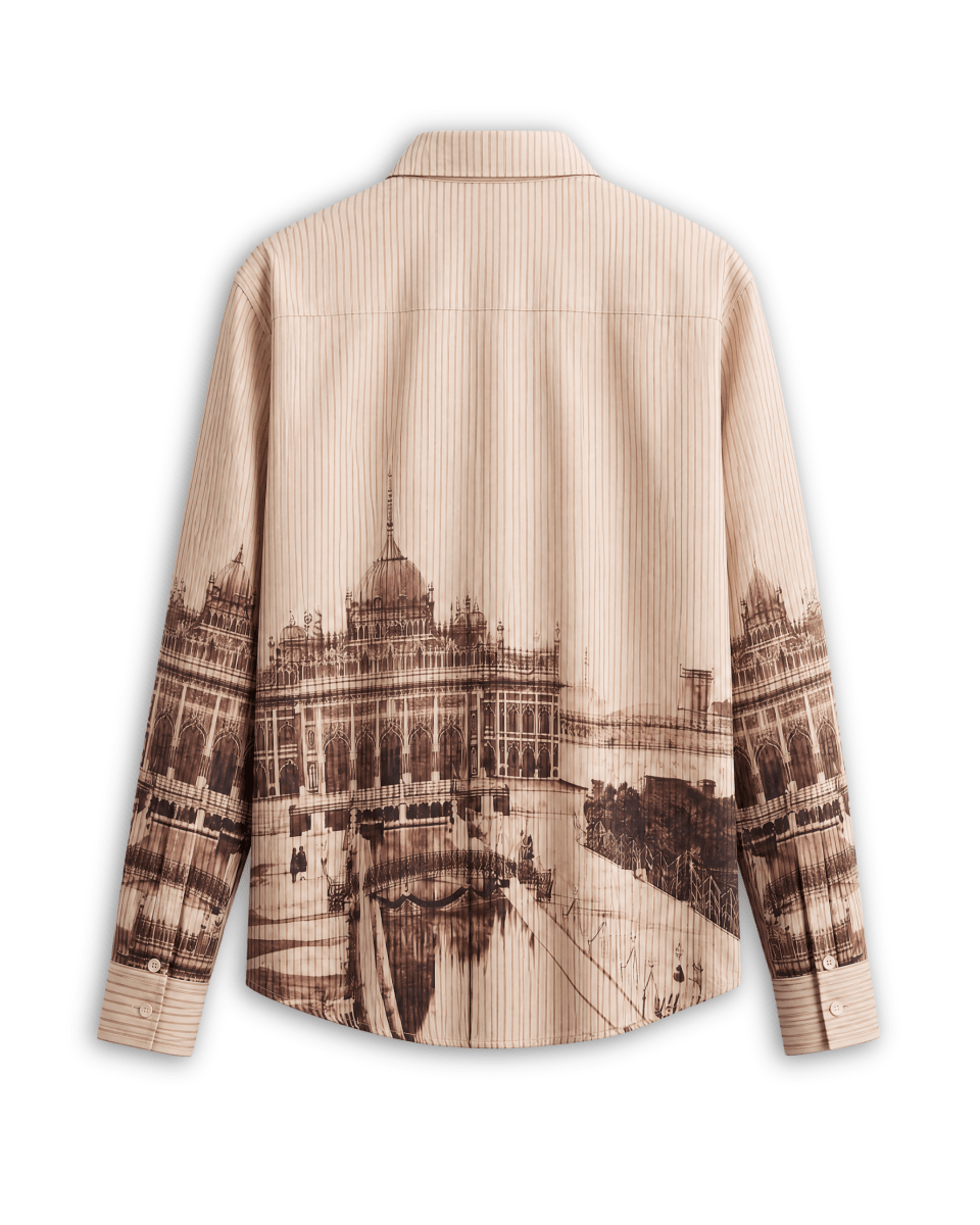 Naymish Cotton Women Shirt — Lucknow — Brown — Signature Wear - Naymish Designs