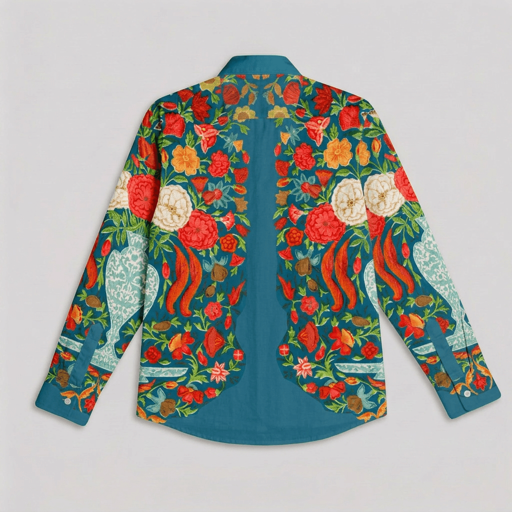 Naymish Cotton Women Shirt — Spring Bloom — Floral — Signature Wear - Naymish Designs